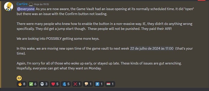 vaultpostponed