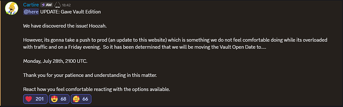 julyvaultpostponed