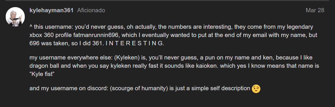 KyoFlameAshHylden User Profile