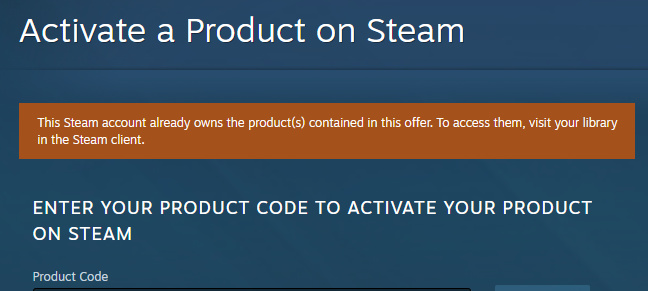 gta v key cant redeem steam