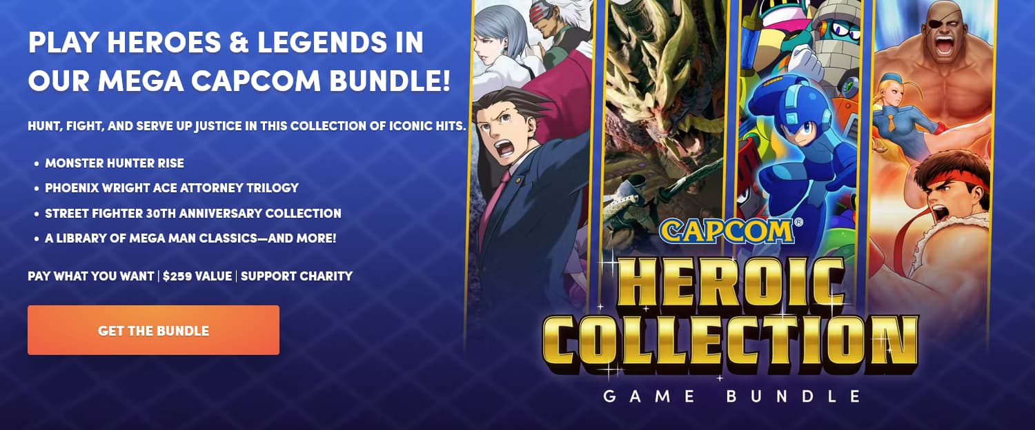 Pay Just $1 or More for the Humble Capcom Mega Bundle